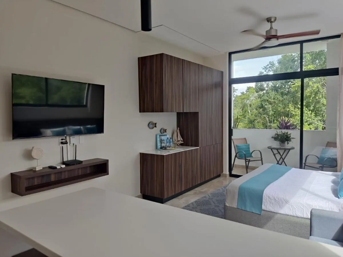Nuevo Estudio Con Terraza Totalmente Equipado Tulum Aldea Zama Apartment
